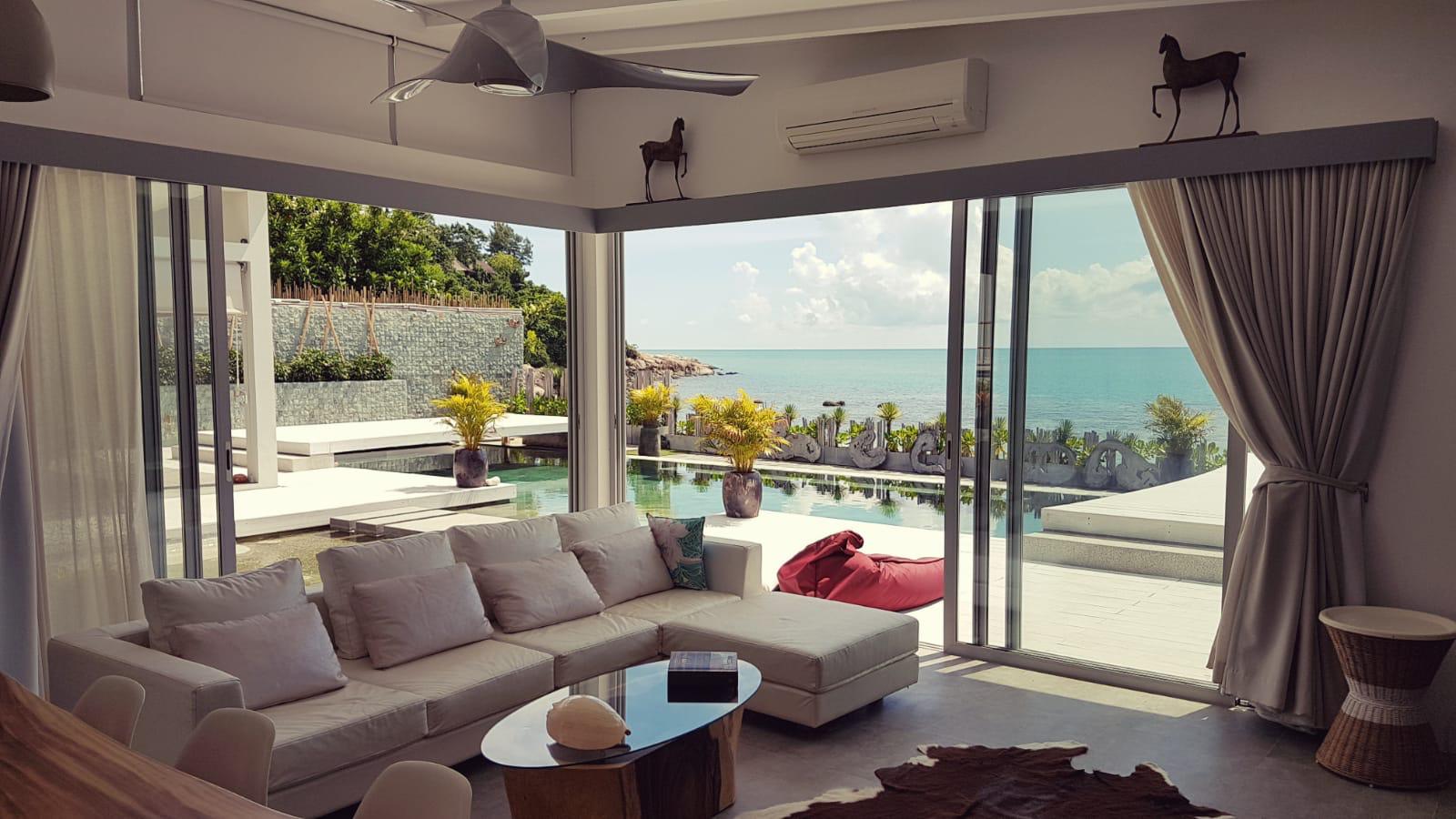 ID:733 Five bedroom beachfront villa on Samrong