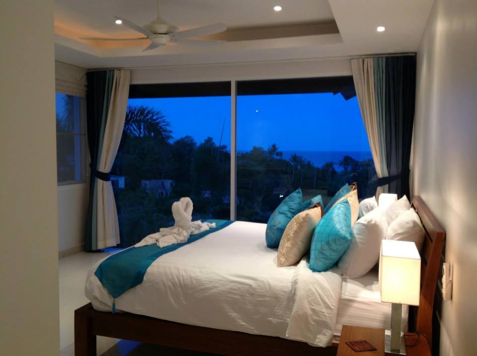 ID:507 Three bedrooms villa with sea view on Choeng Mon