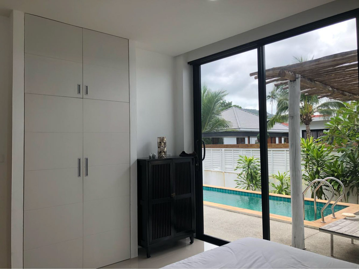 ID: 273 A two-bedroom villa with a pool on Ban Tae
