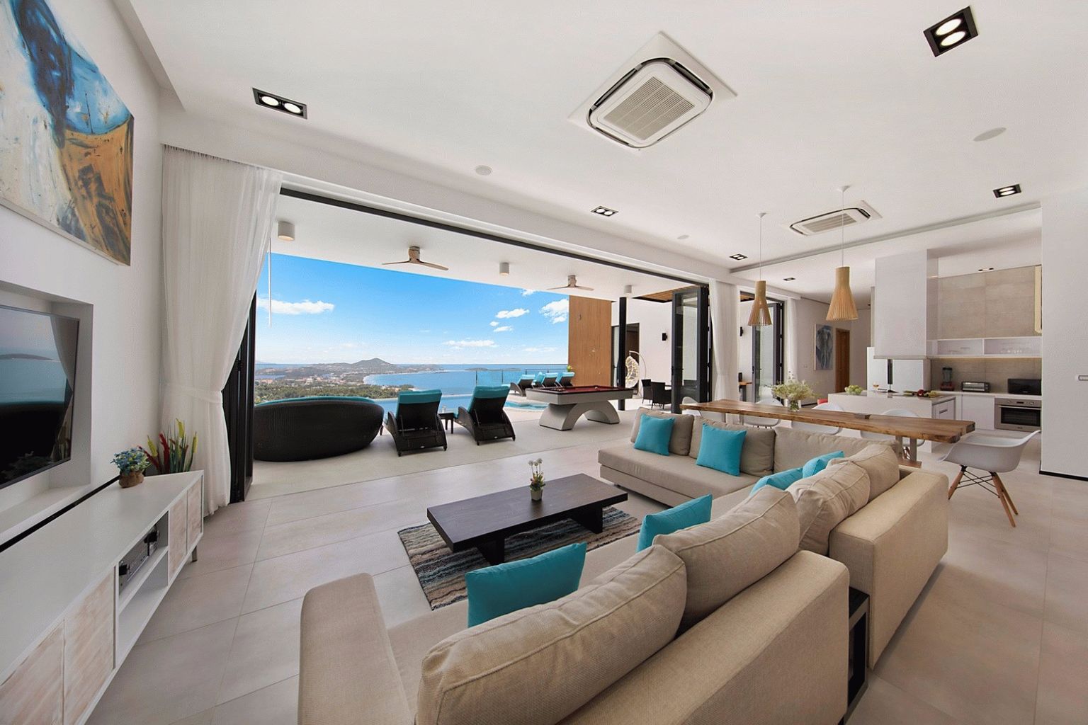 ID:571/6 Four bedrooms villa on Chaweng Noi