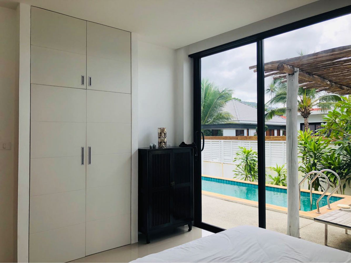 ID: 273 A two-bedroom villa with a pool on Ban Tae