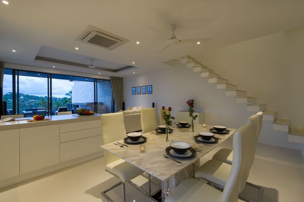 ID:527/S10A Three bedrooms villa on Choeng Mon with sea view