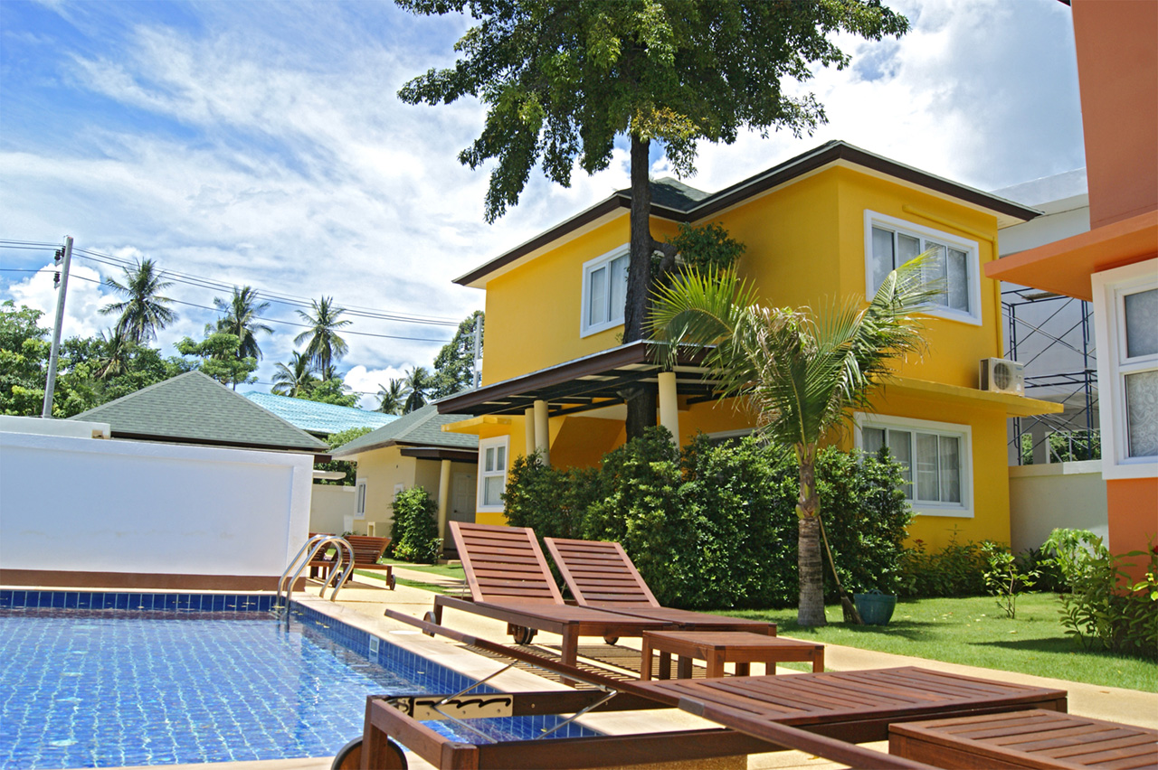 ID:34 Two-bedroom house with European design near the beach of Bophut