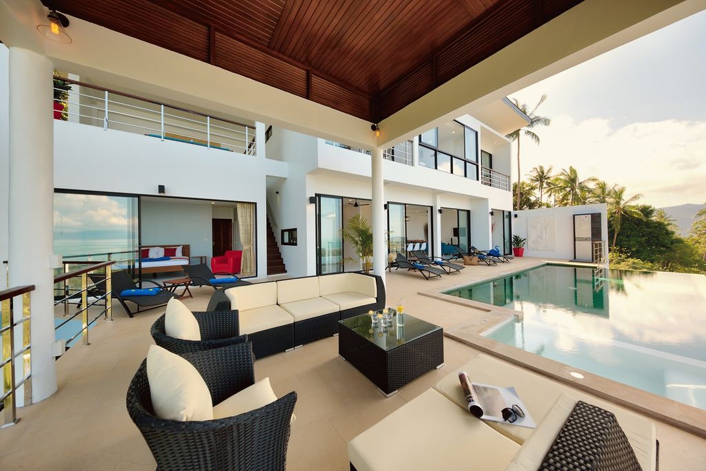 ID:472 four Bedroom Villa with sea view on Maenam