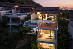 VILR-0082: Brand-new 3-bedroom modern thai-style villa with infinity pool & panoramic sunset sea views in Bang Por
