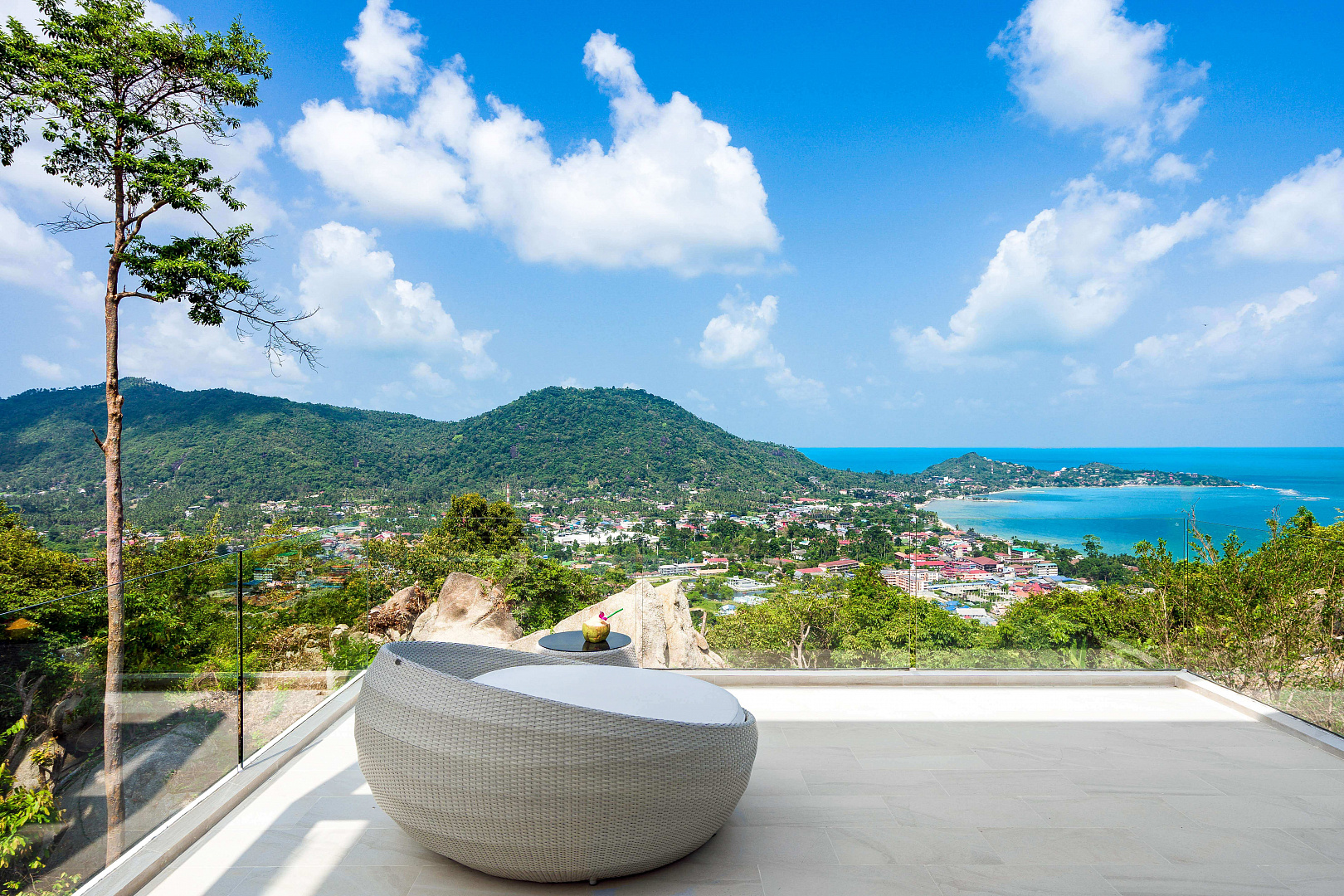 VILR-0088: Luxury 4-bedroom sea view villa with infinity pool in Lamai